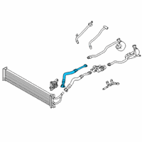 OEM BMW TRANSMISSION OIL COOLER LINE Diagram - 17-22-8-602-391