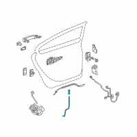 OEM Buick LaCrosse Lock Rod Diagram - 22822921