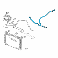 OEM Hummer H2 Hose Diagram - 15058002