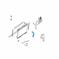 OEM Nissan Pathfinder Armada Hose-Radiator, Upper Diagram - 21501-7S000