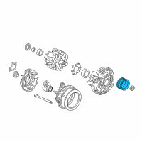 OEM Acura RDX Pulley Diagram - 31141-RWC-A01