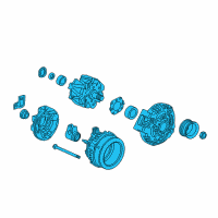 OEM Acura RDX Alternator Assembly (Csf16) (Denso) Diagram - 31100-RWC-A01