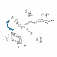 OEM 2000 Lexus LX470 Tube Sub-Assy, Oil Cooler Diagram - 32906-60150