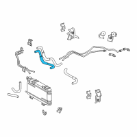 OEM Toyota Oil Hose Diagram - 32943-60210