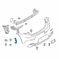 OEM BMW X2 Rear Reflector, Rear Left Diagram - 63-14-8-053-175