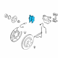 OEM BMW 328i Disc Brake Pad Repair Kit Diagram - 34-21-6-790-761