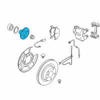 OEM 2009 BMW 128i Drive Flange Hub Diagram - 33-41-6-771-081