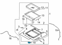 OEM 2022 Kia Carnival MOTOR ASSY-SUNROOF R Diagram - 81680R0100