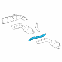 OEM 2003 Toyota 4Runner Manifold Gasket Diagram - 17173-31010