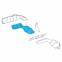 OEM 2014 Toyota 4Runner Exhaust Manifold Diagram - 17140-31610