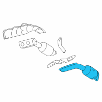 OEM 2009 Toyota FJ Cruiser Exhaust Manifold Diagram - 17150-31320