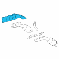 OEM 2018 Toyota 4Runner Heat Shield Diagram - 17167-31060