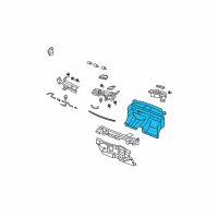 OEM Honda Fit Insulator, Dashboard Diagram - 74260-SLN-A00