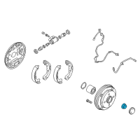 OEM Dodge Nut-HEXAGON Lock Diagram - MB584600