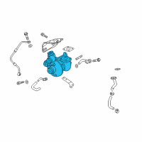 OEM Hyundai Genesis Coupe TURBOCHARGER Diagram - 28231-2C410