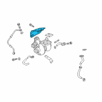 OEM 2010 Hyundai Genesis Coupe Protector-Heat Lower Diagram - 28524-2C410