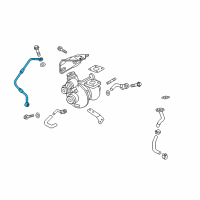 OEM 2012 Hyundai Genesis Coupe Pipe Assembly-Oil Feed Diagram - 28240-2C400