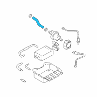 OEM Hyundai Tiburon Hose-Vapor Diagram - 28921-23502