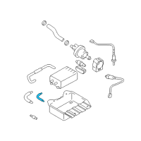 OEM 2004 Hyundai Tiburon Hose-Canister To Vapor Tube Diagram - 31475-2C550