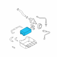 OEM Hyundai Tiburon CANISTER Assembly Diagram - 31420-2C500