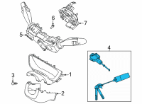 OEM Kia Niro EV Lock Key & Cylinder Set Diagram - 81905G5600