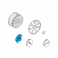 OEM Mercury Milan Center Cap Diagram - 8N7Z-1130-A