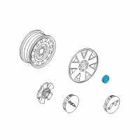 OEM Mercury Milan Center Cap Diagram - 6N7Z-1130-AA