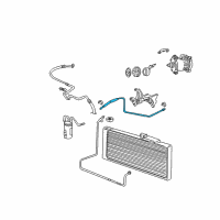 OEM 2002 Dodge Ram 1500 Line-A/C Liquid Diagram - 55055960AA