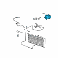 OEM 2008 Dodge Ram 1500 COMPRES0R-Air Conditioning Diagram - 55056336AC