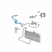 OEM 2003 Dodge Ram 2500 Line-A/C Suction & Discharge Diagram - 55056934AB