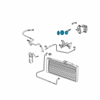 OEM 2005 Dodge Ram 2500 Clutch-A/C Compressor Diagram - 5016127AB