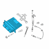 OEM 2011 Ford F-350 Super Duty ECM Diagram - BC3Z-12A650-CGKNP