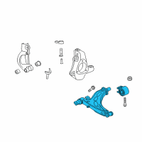 OEM 2017 Buick LaCrosse Lower Control Arm Diagram - 84107269