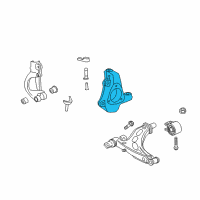 OEM Buick LaCrosse Knuckle Diagram - 22949385