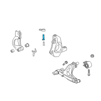 OEM Pin-Steering Knuckle King Diagram - 23315420