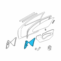 OEM 2000 Pontiac Grand Am Manual Regulator Diagram - 22697443