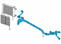 OEM BMW X2 LINE EXTERNAL RADIATOR Diagram - 17-12-8-668-740