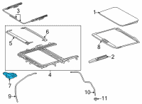 OEM Lexus GEAR ASSY, SLIDING R Diagram - 63260-78050