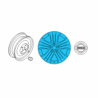 OEM 2017 Nissan Juke Aluminum Wheel Diagram - D0C00-3YL9A