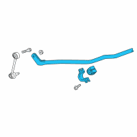 OEM 2019 Buick Regal Sportback Stabilizer Bar Diagram - 84119838