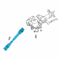 OEM 2019 Nissan Leaf Joint-STRG LWR Diagram - 48080-5SA0A