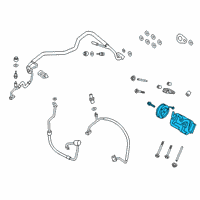 OEM 2019 Ford Transit Connect Compressor Diagram - KV6Z-19703-B