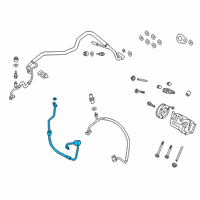 OEM Ford Transit Connect AC Tube Diagram - KV6Z-19D742-C