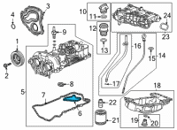 OEM 2021 Chevrolet Trailblazer Valve Cover Gasket Diagram - 12670503