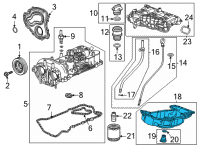OEM 2022 Chevrolet Trailblazer Oil Pan Diagram - 12710474