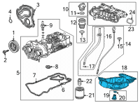 OEM 2020 Buick Encore GX Oil Pan Diagram - 12710474