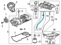 OEM Buick Oil Tube Diagram - 12700599