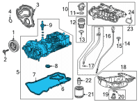 OEM 2021 Chevrolet Trailblazer Valve Cover Diagram - 12706639
