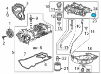 OEM Chevrolet Manifold Gasket Diagram - 12667033