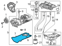 OEM 2021 Chevrolet Trailblazer Valve Cover Gasket Diagram - 12669132
